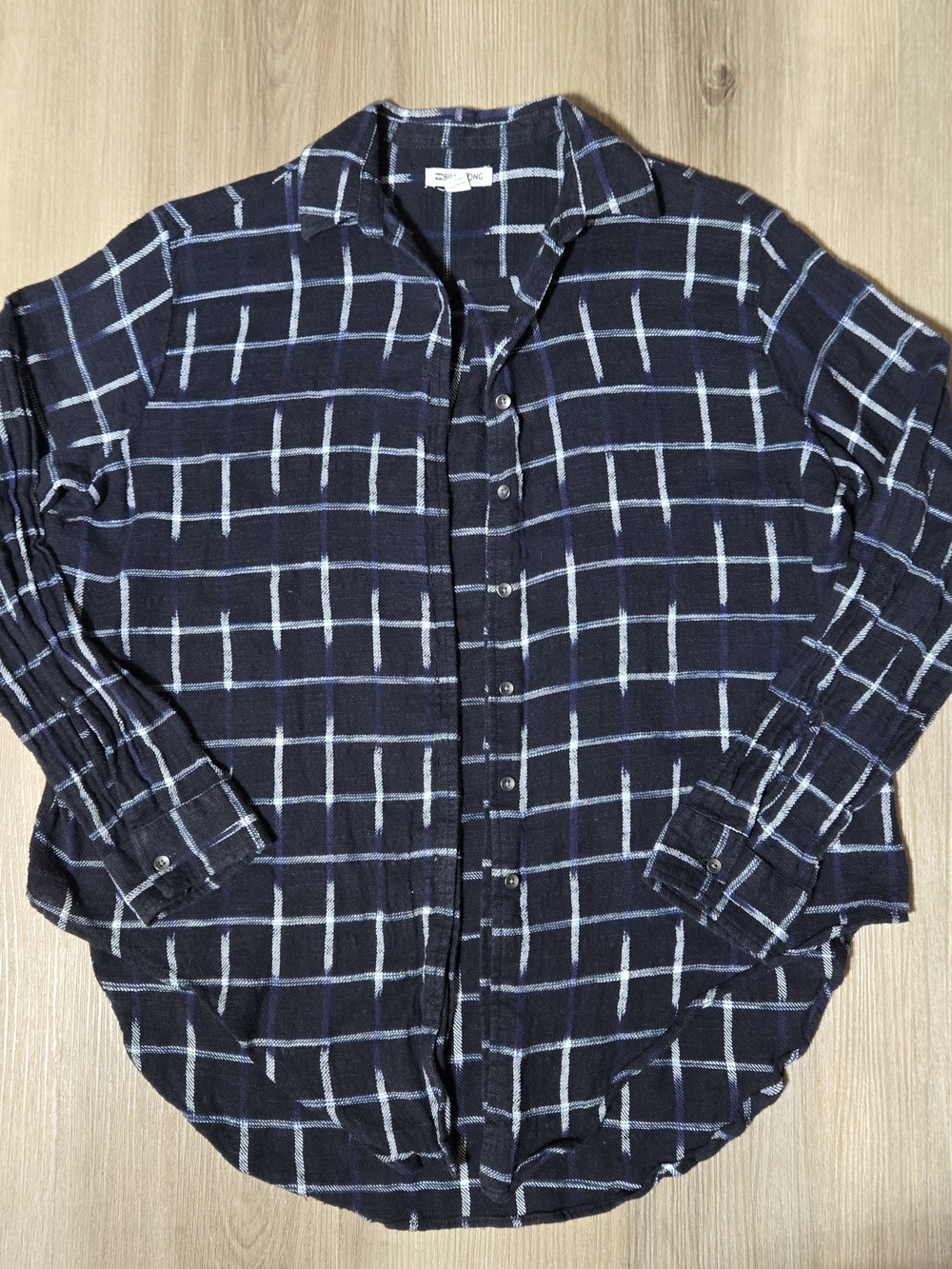 Billabong Flannel Plaid Button-Down Shirt